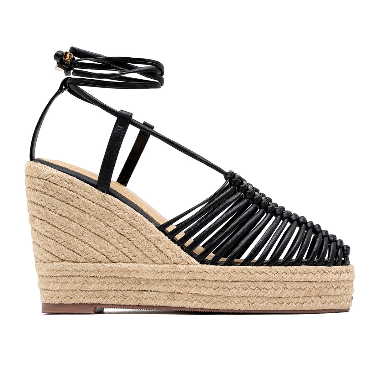 KAIA BLACK SANDALS