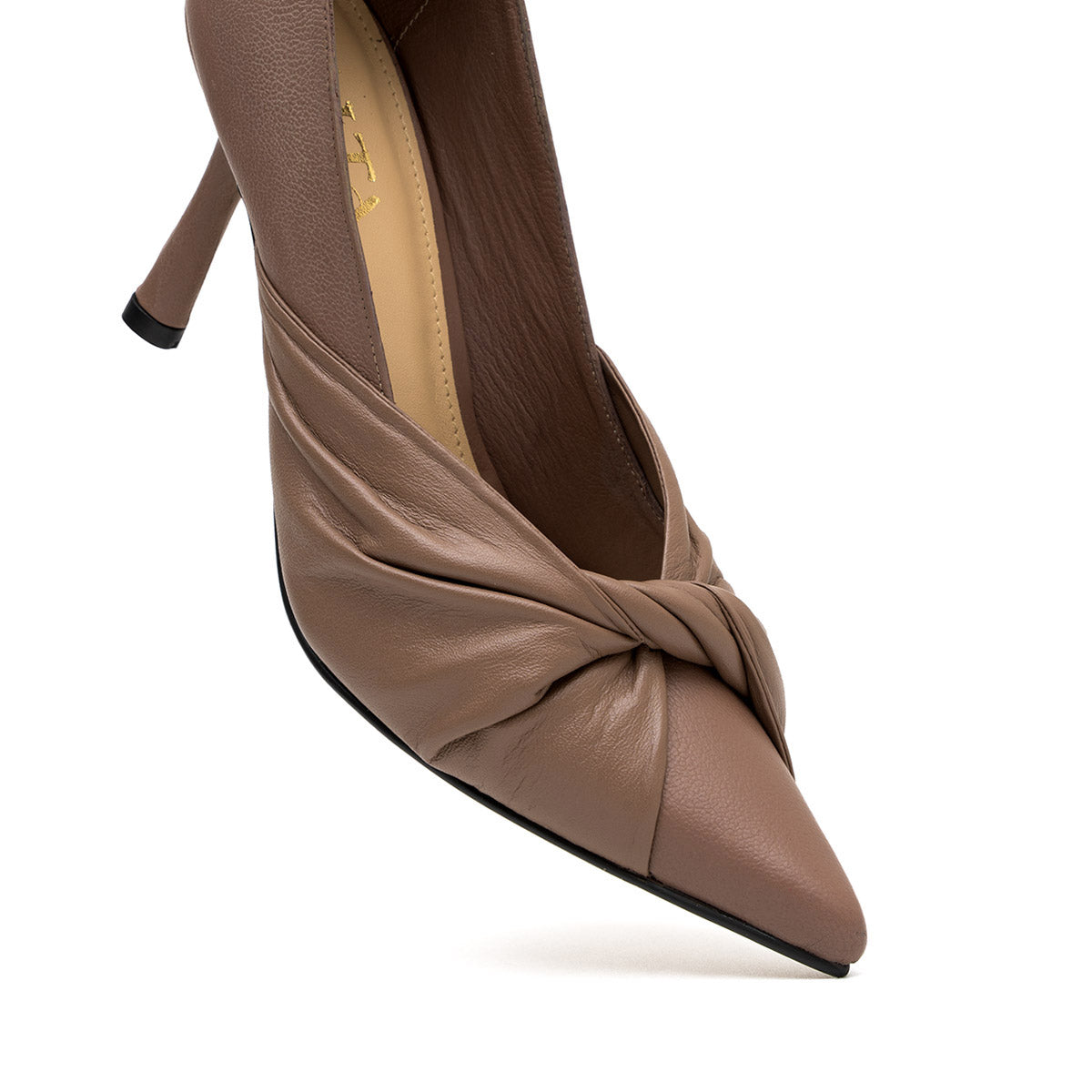 VICTORIA TAUPE HEELS