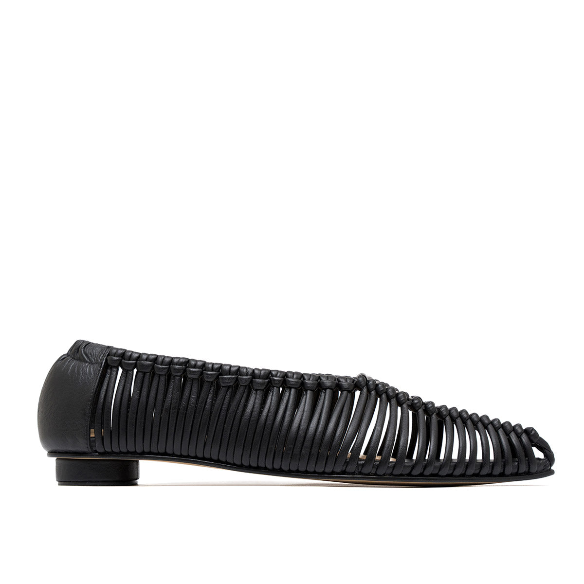 SIMONE BLACK CRAFT FLATS