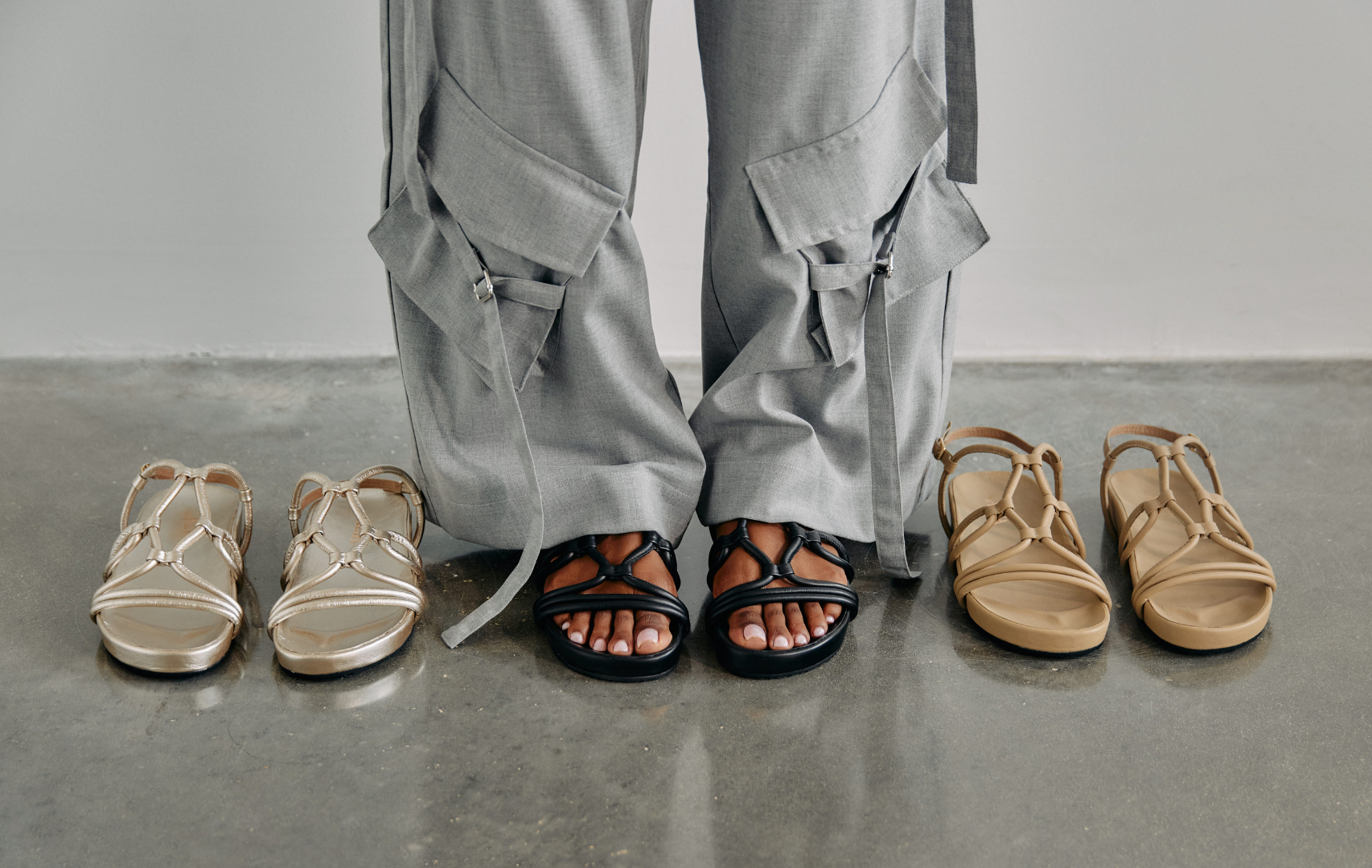 FLORA GOLD SANDALS