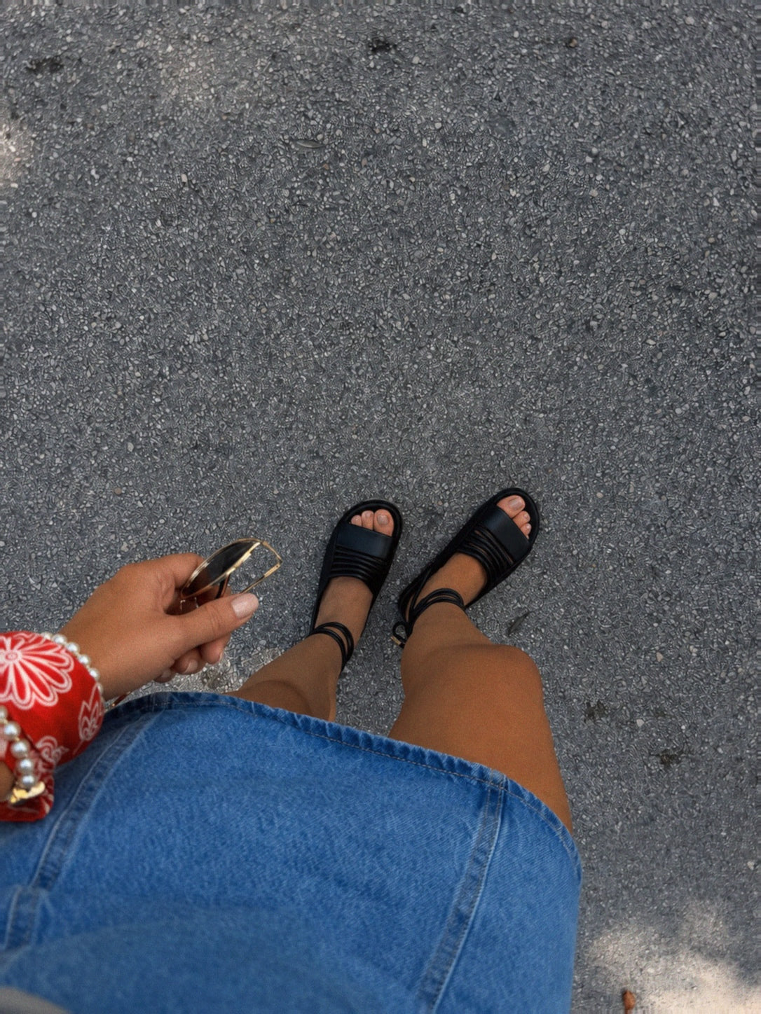 MALTTA BLACK SANDALS