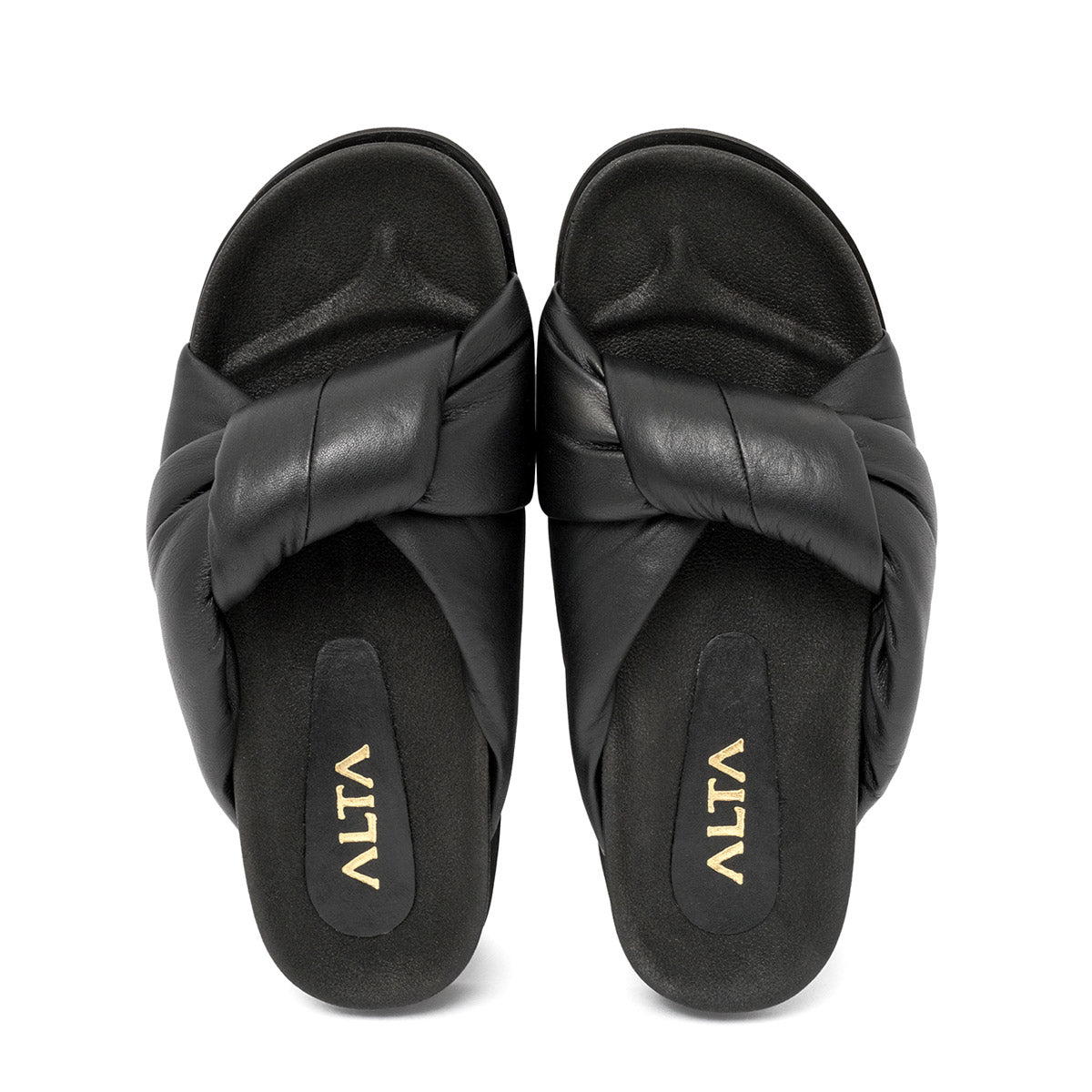 OLIVIA BLACK SANDALS