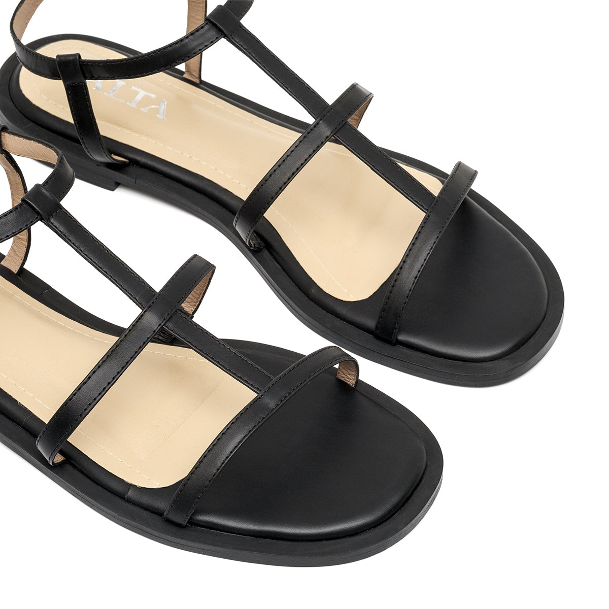 EMMA BLACK SANDALS