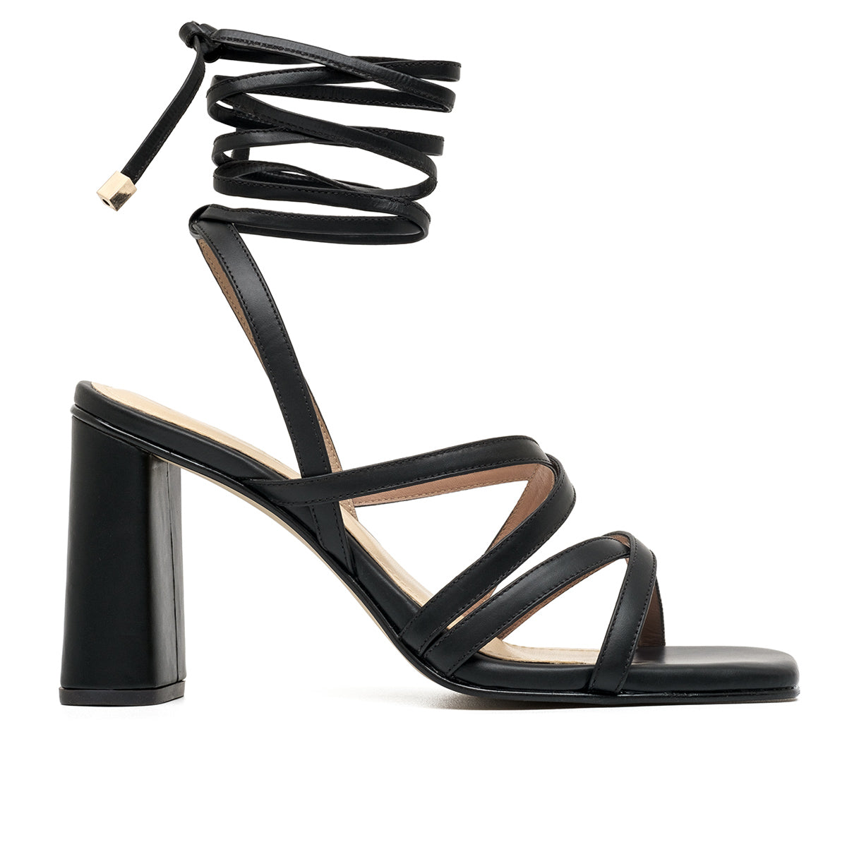 GIANNA BLACK SANDALS