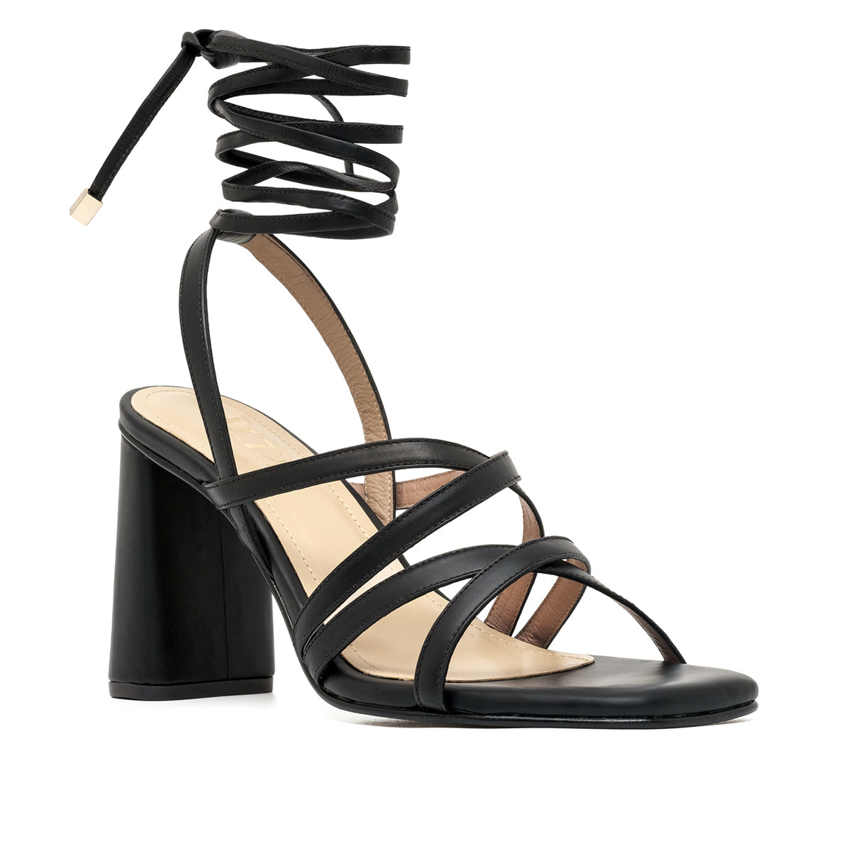 GIANNA BLACK SANDALS