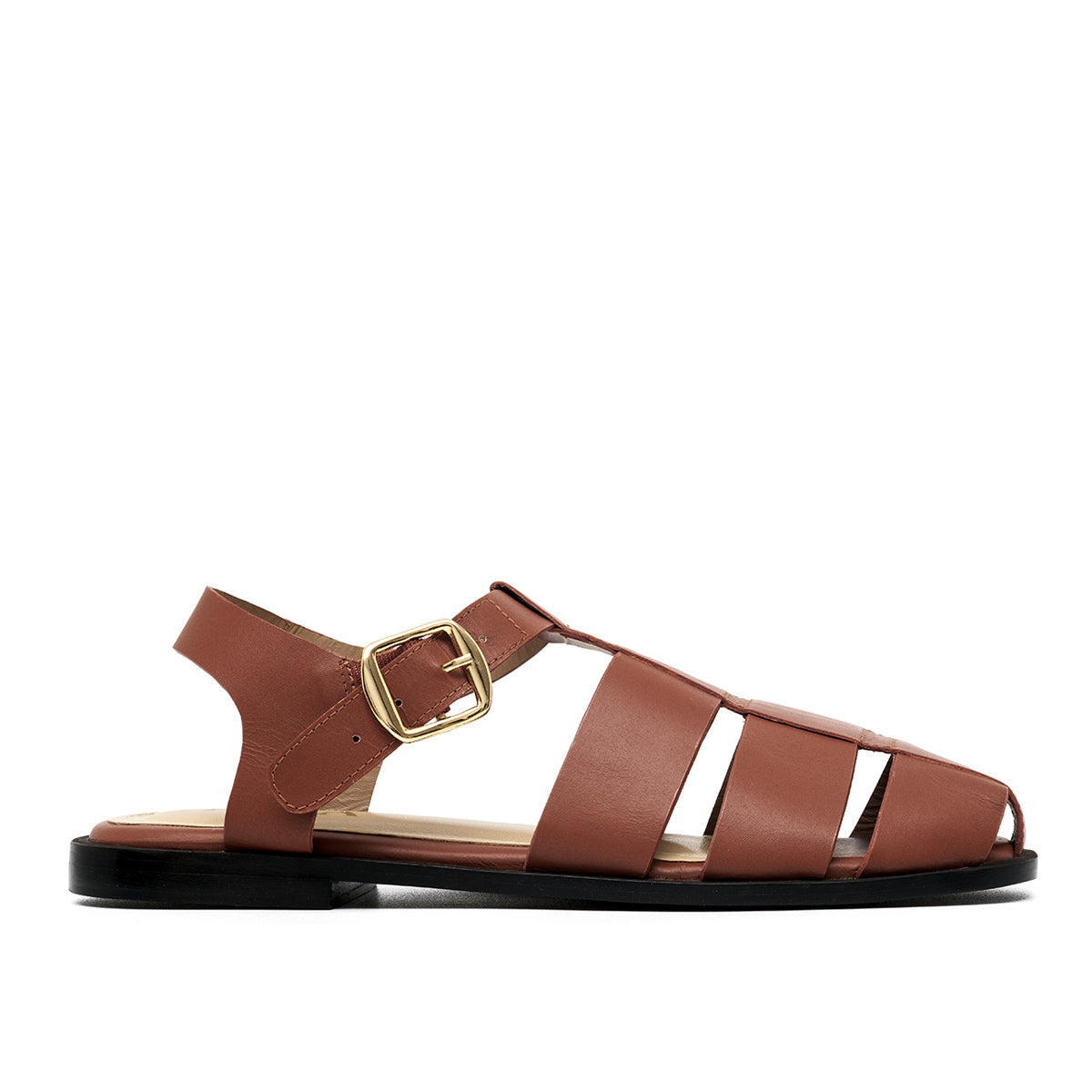 CECILIA COGNAC SANDALS