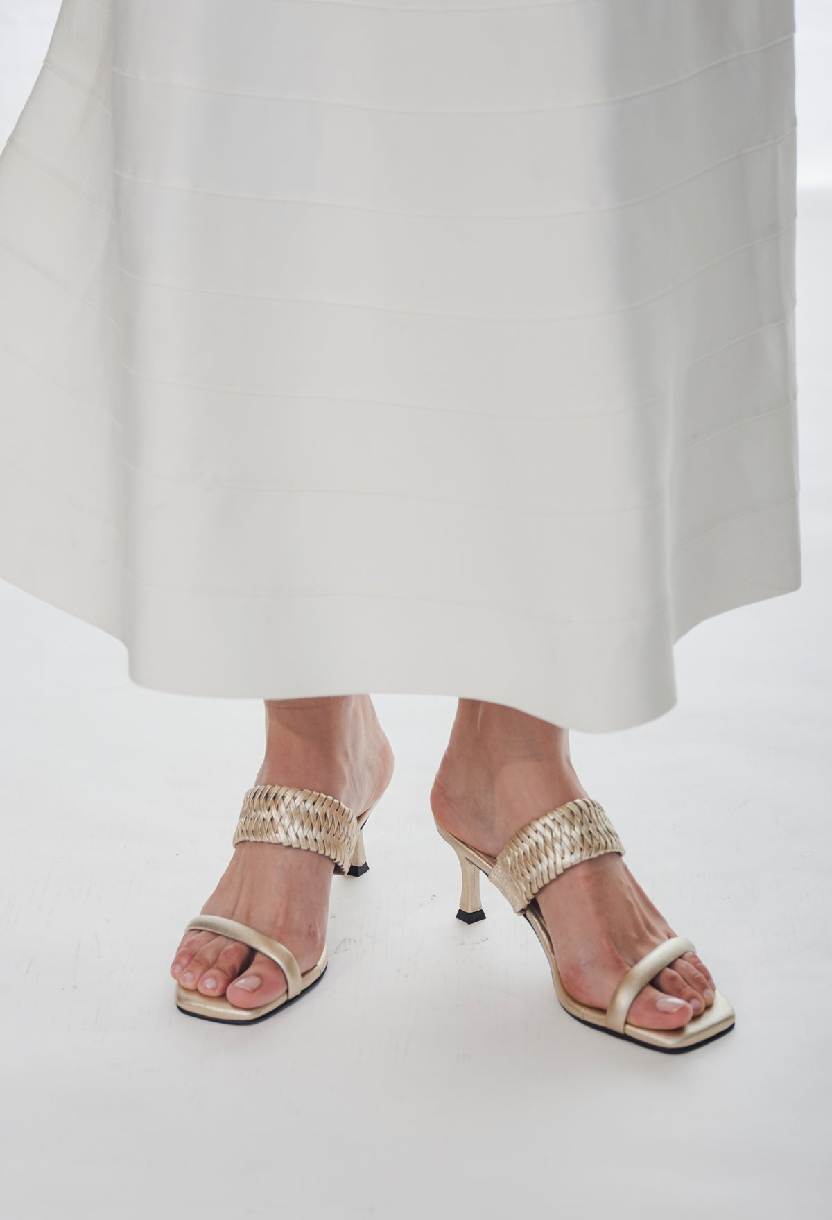 ETTA CRAFT GOLD HEELS