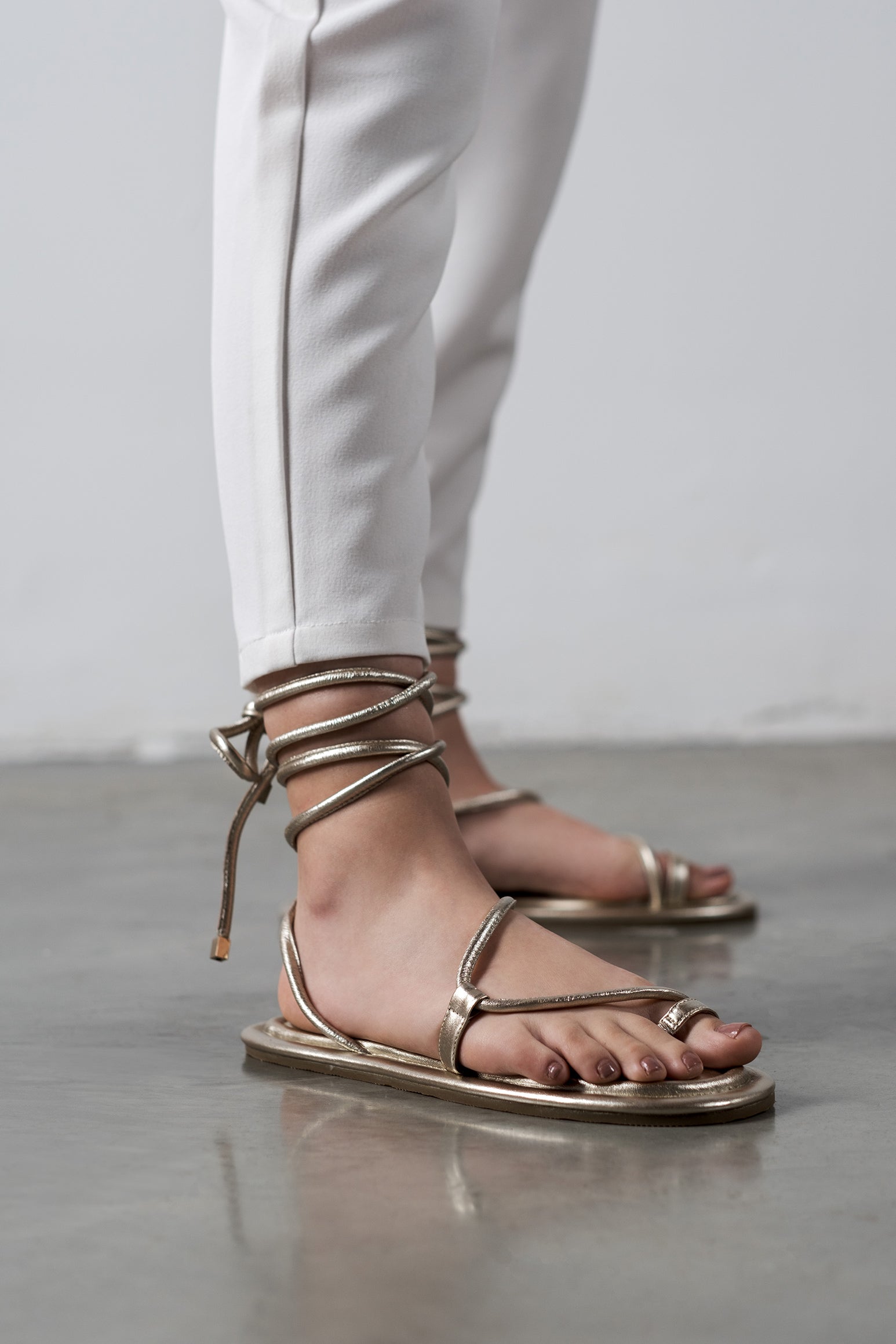 AURORA GOLD SANDALS