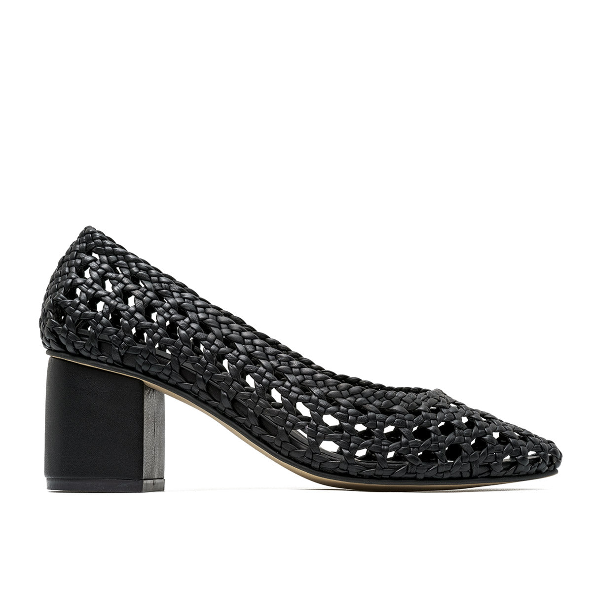 CONTESSA CRAFT BLACK HEELS