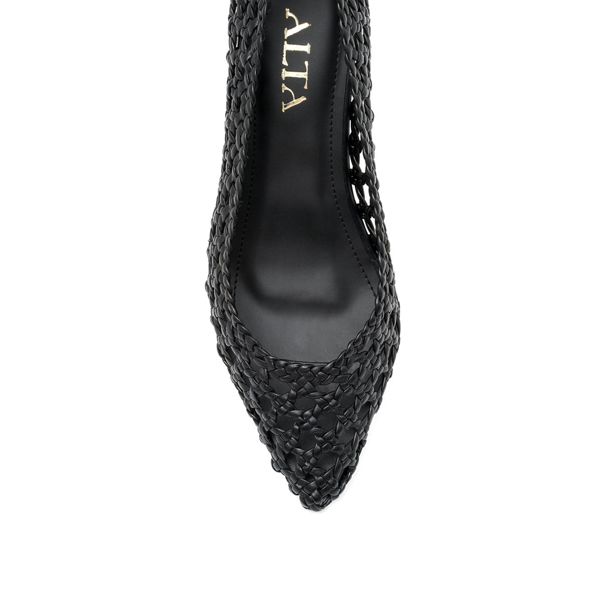 CONTESSA CRAFT BLACK HEELS