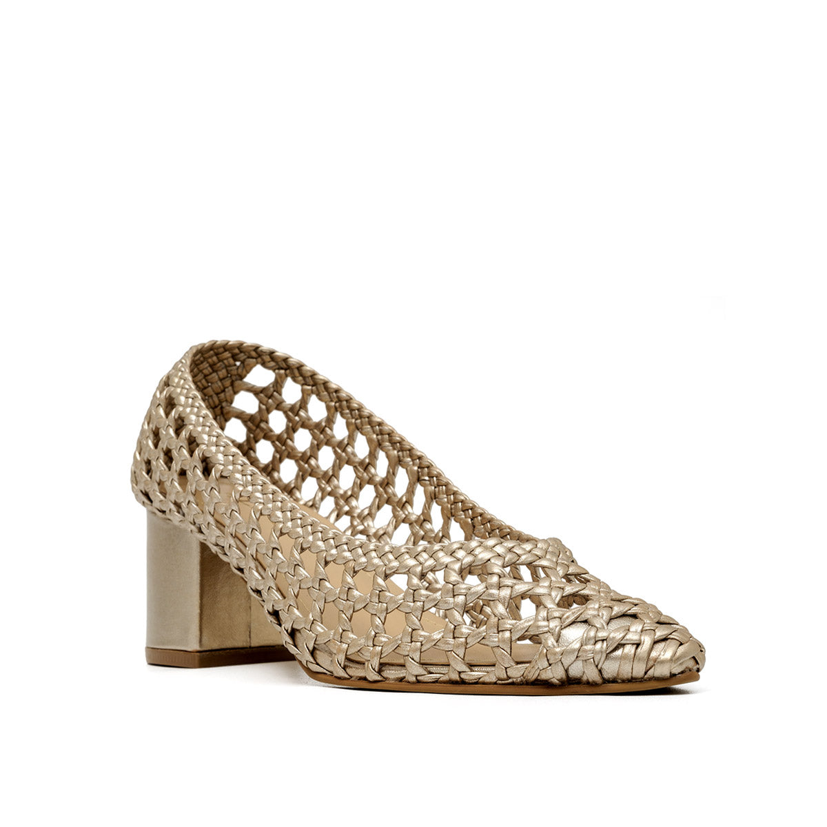 CONTESSA CRAFT GOLD HEELS