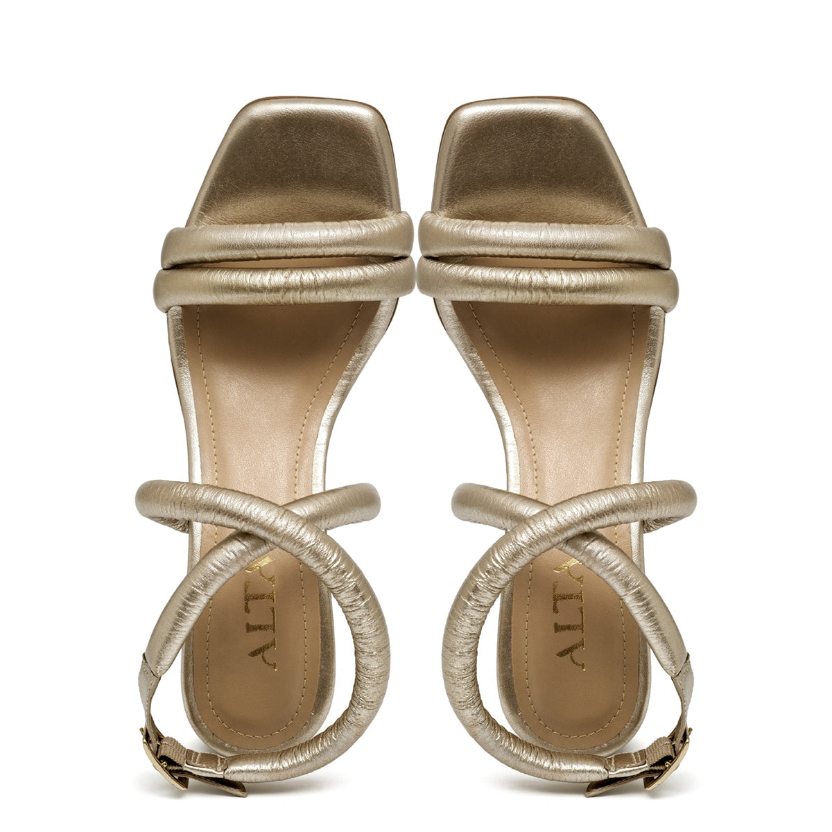 RENATTA GOLD SANDALS