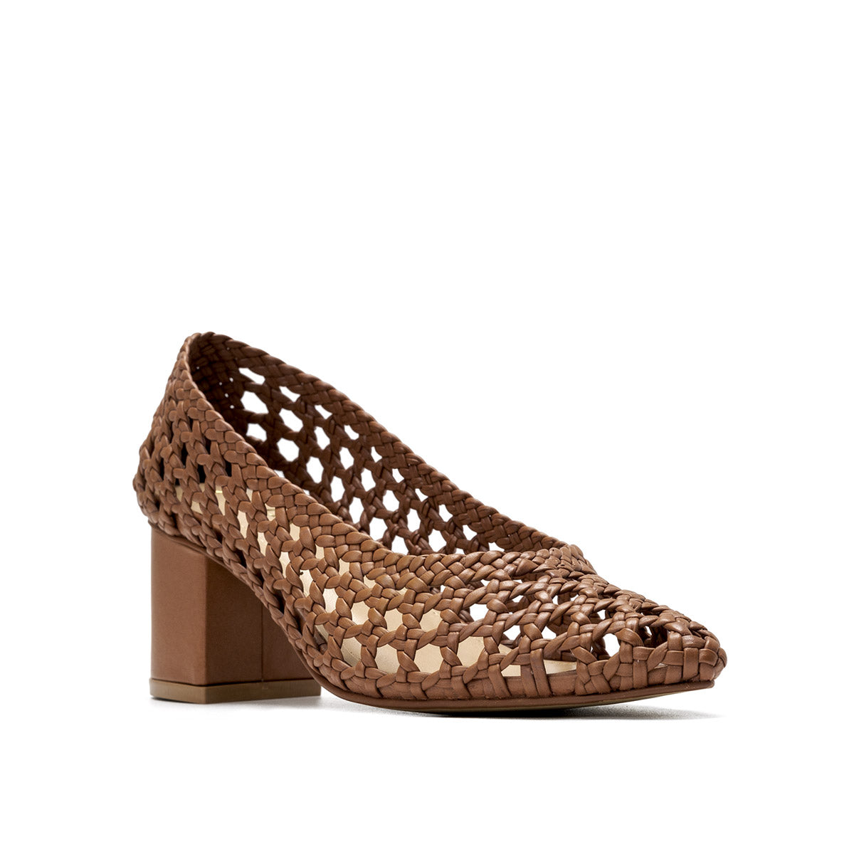 CONTESSA CRAFT BROWN HEELS