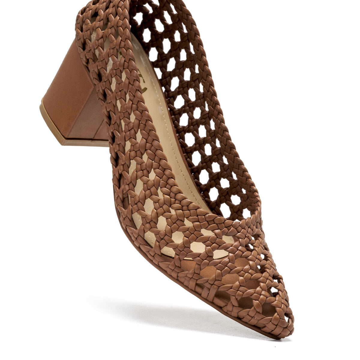 CONTESSA CRAFT BROWN HEELS