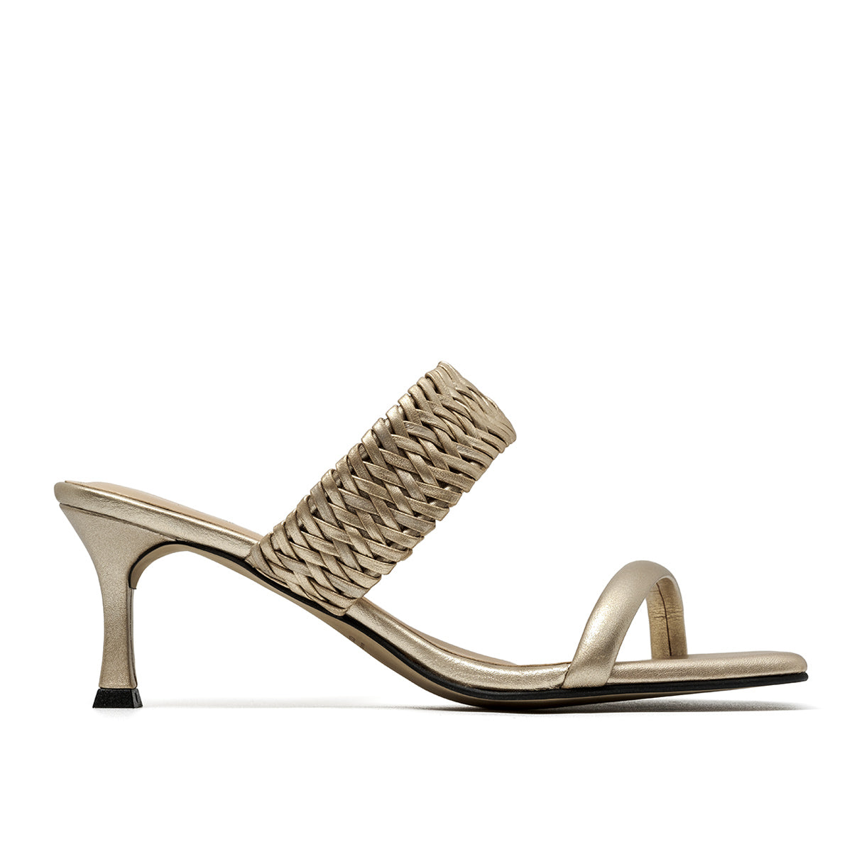 ETTA CRAFT GOLD HEELS