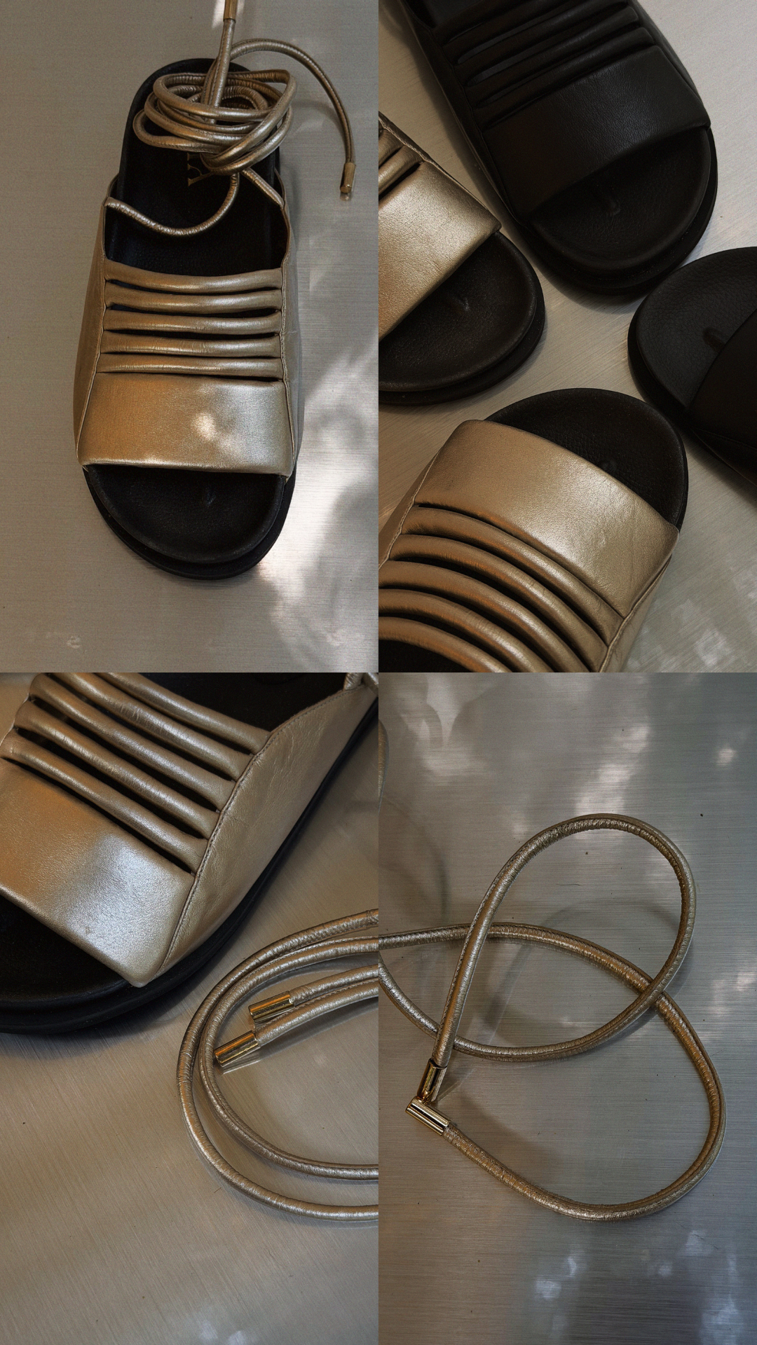 MALTTA GOLD SANDALS