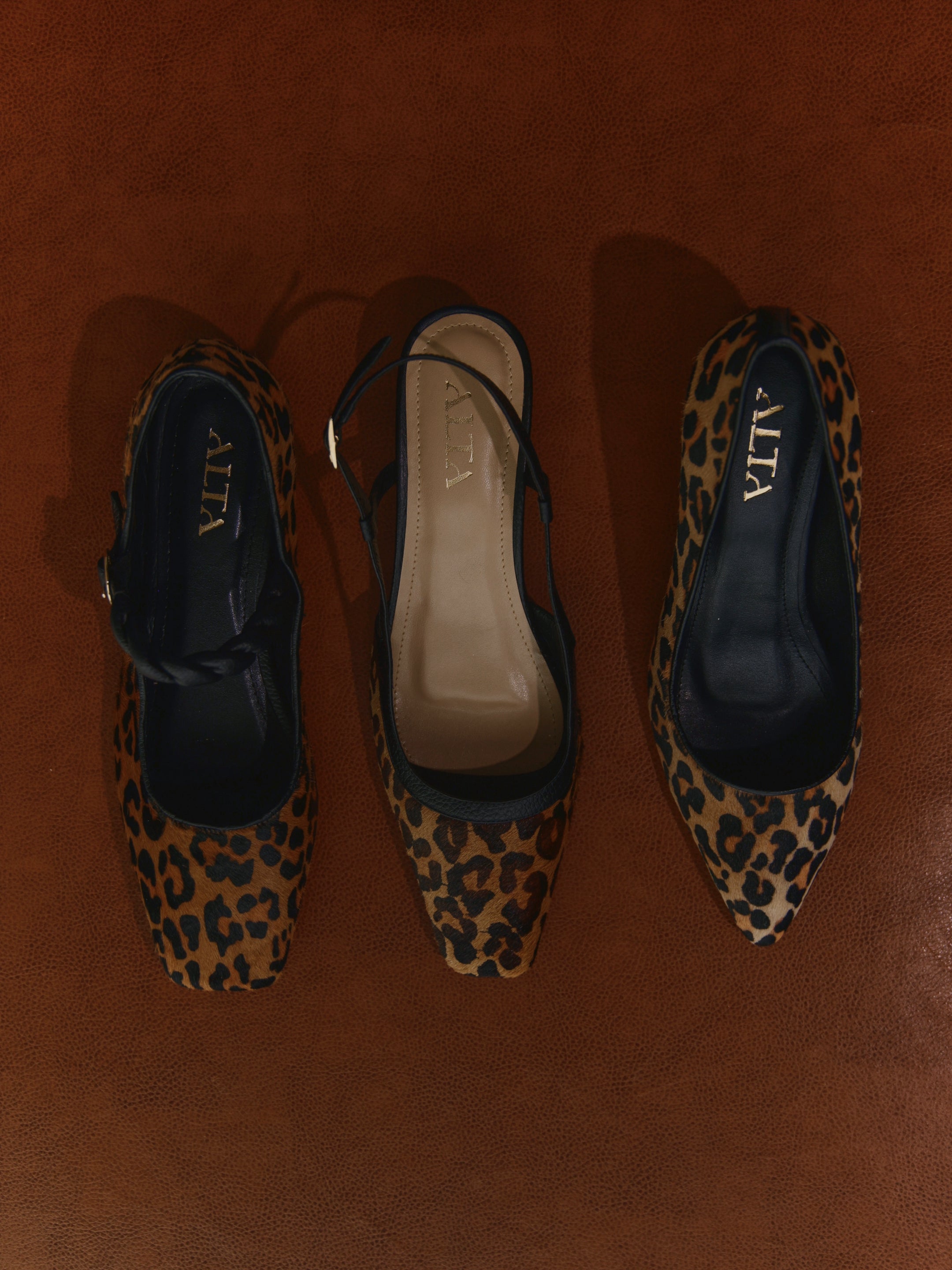 FIAMMA LEOPARD HEELS