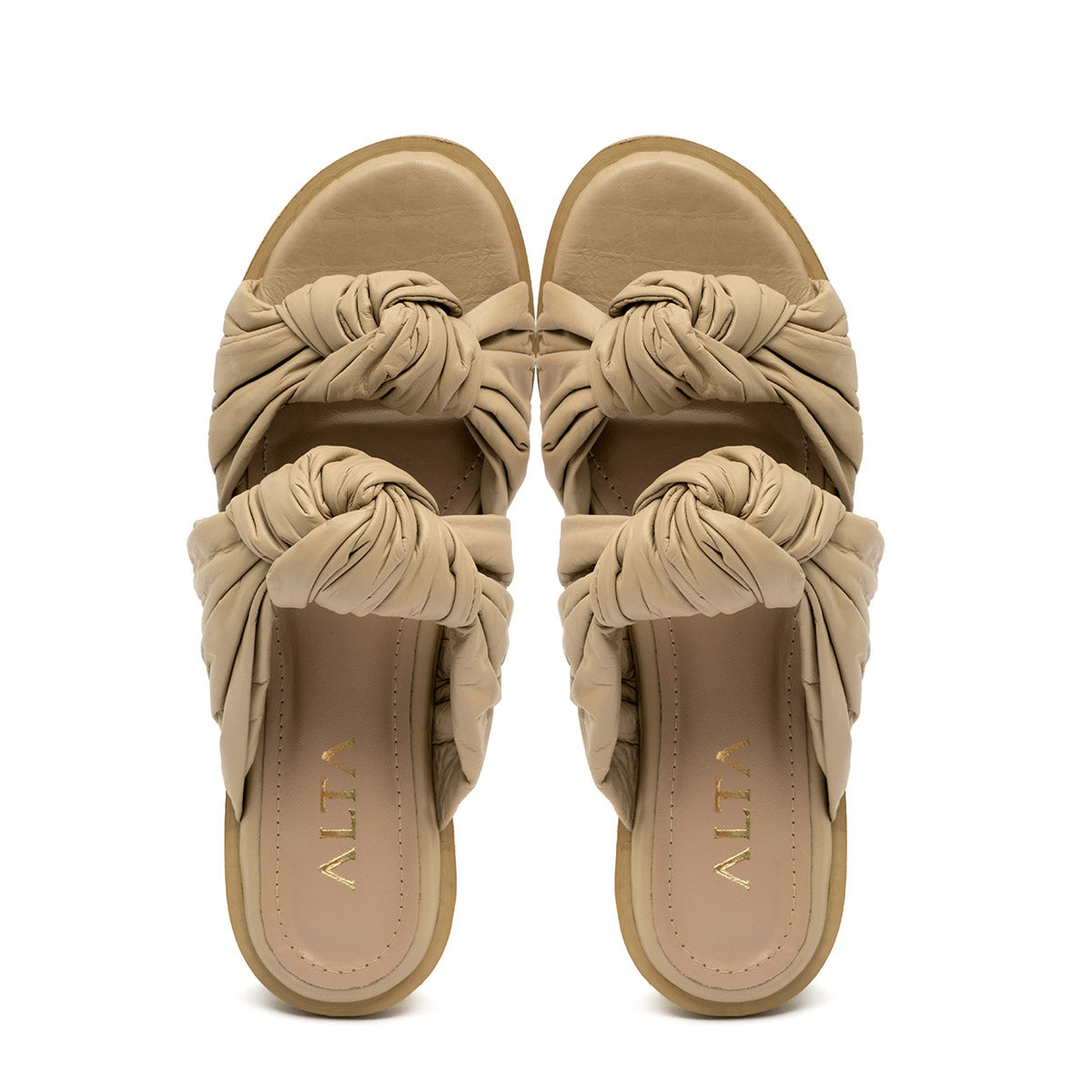 CLARICE ALMOND SANDALS