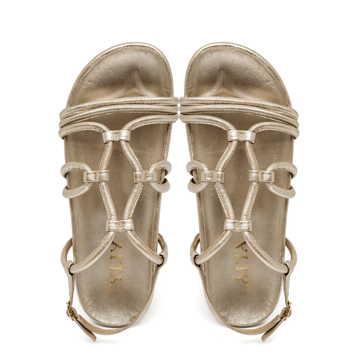 FLORA GOLD SANDALS