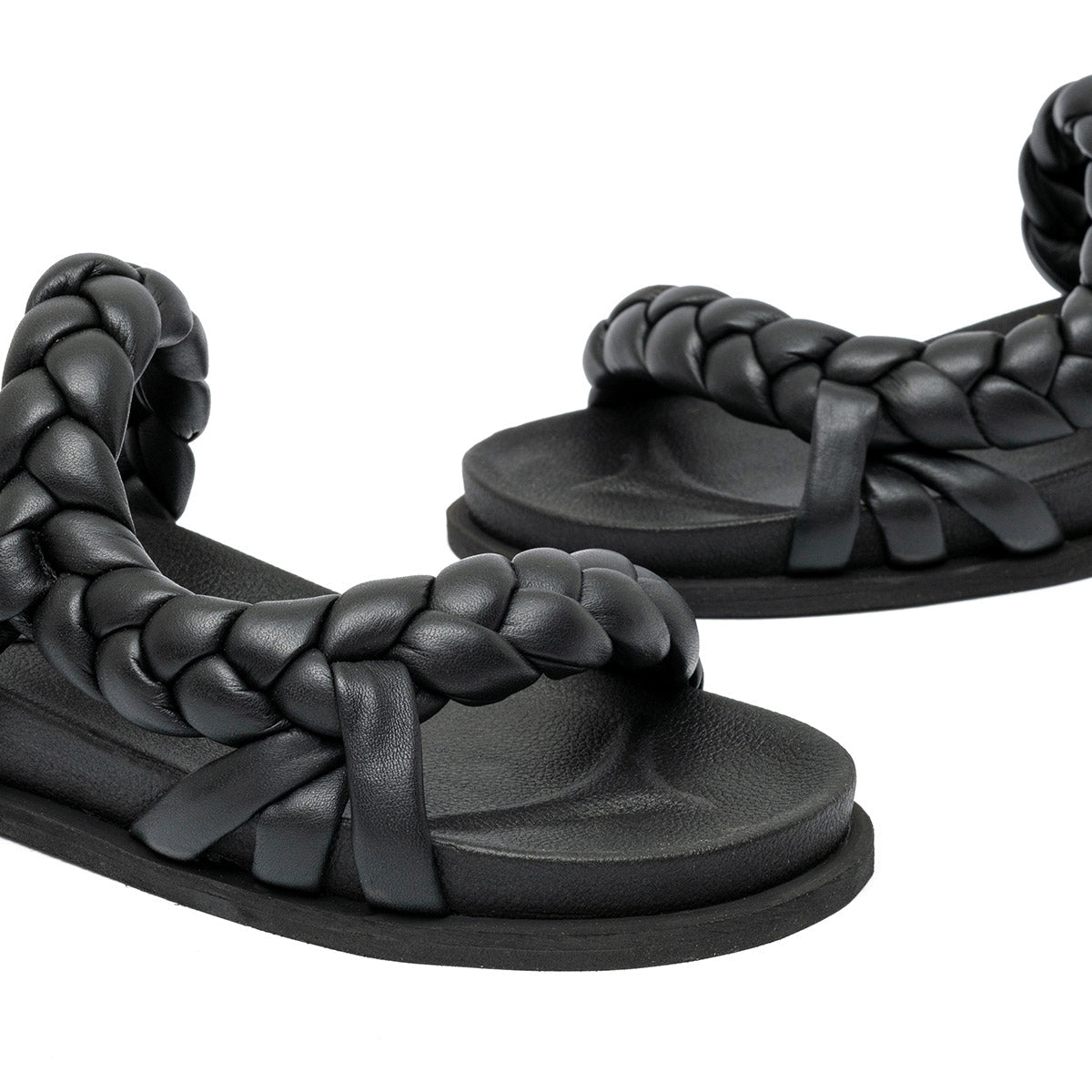 CORINNA BLACK SANDALS